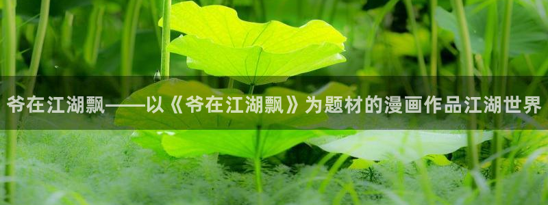 开局一座山 包子漫画：爷在江湖飘——以《爷在江湖飘》为题材的漫画作品江湖世界